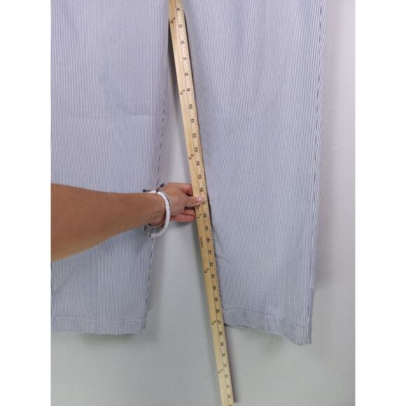 Max Studio Size XL Pinstripe Pull-On Trousers – Ankle Length Slim Fit, NWT - Picture 9 of 12